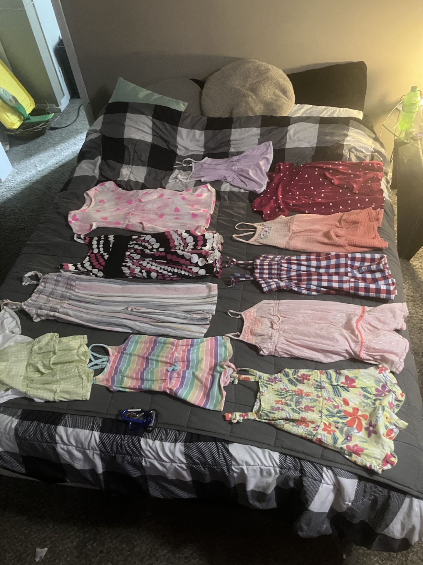girls sun dresses, rompers, overalls