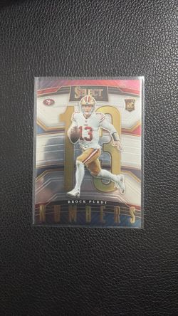 Brock Purdy 2022 Select Numbers Rookie Card