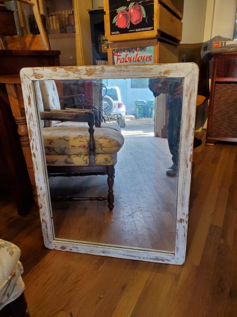 Antique Farmhouse Mirror 