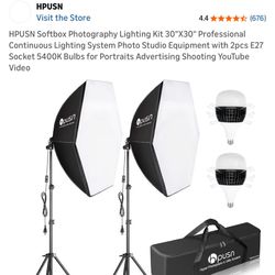 Professional Photography Lighting Kit