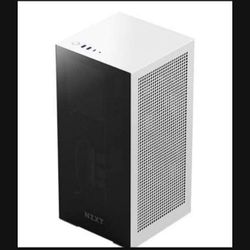 NZXT H1 Version 2 - CS-H11BW-US - Small Form-Factor ITX Case - Dual Chamber Airflow - Tinted Tempered Glass Front Panel - 140mm Liquid Cooler - SFX 75