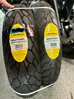 Dunlop Mutant Motorcycle Tires - 110 F + 150 R
