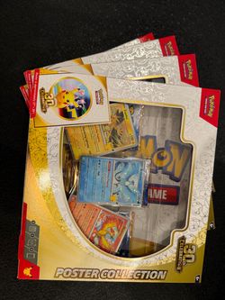 Pokemon 30th anniversary poster collection