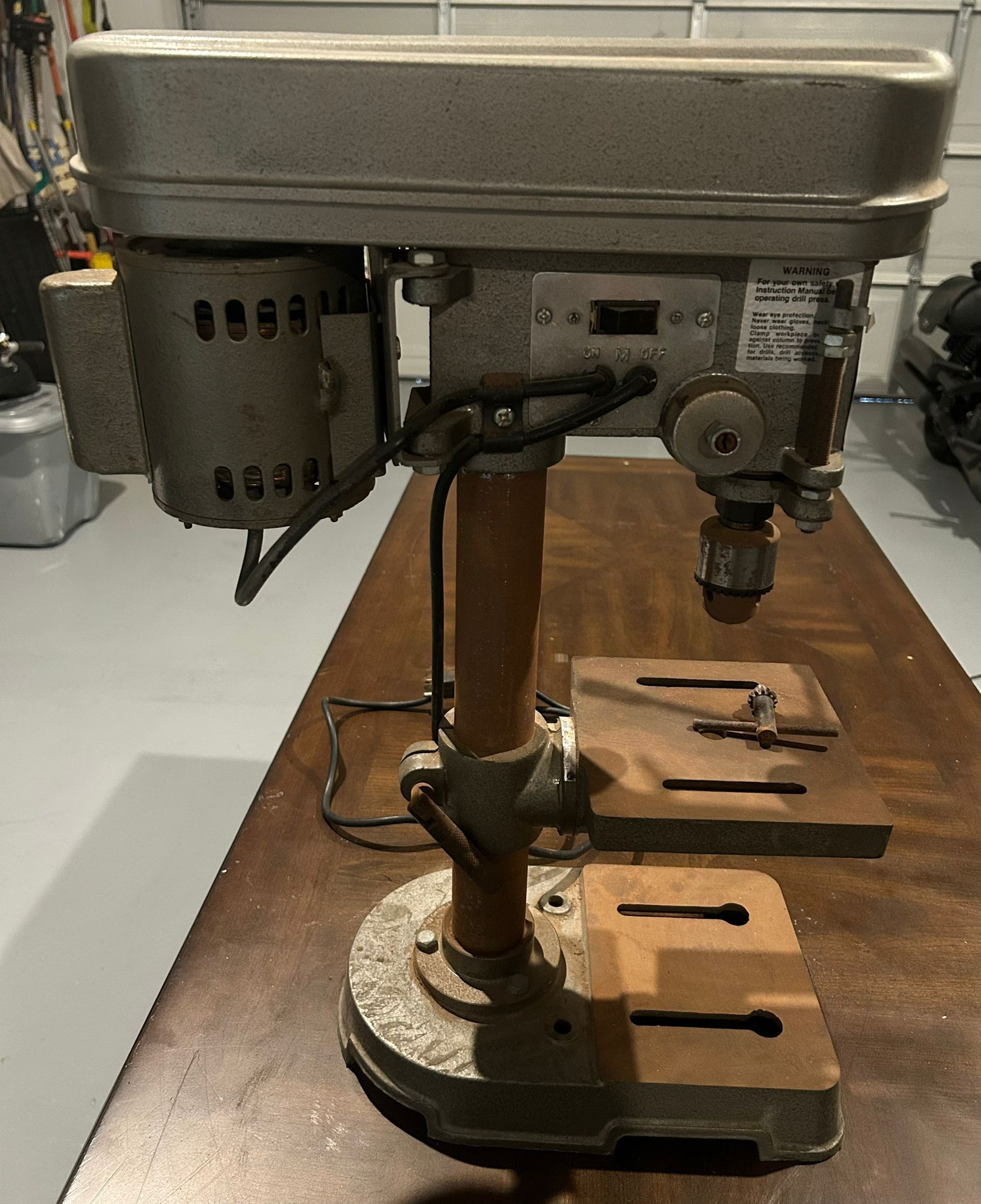 1981 Duracraft SP30 Drill Press 1/2 Jacobs Chuck