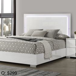 Queen Bed Frame With LED