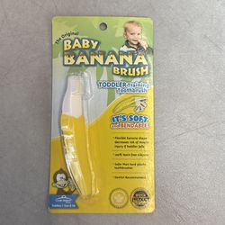 Baby Banana The Original, Banana Brush, Made in USA, Toddler Toothbrush, Family-Owned Business