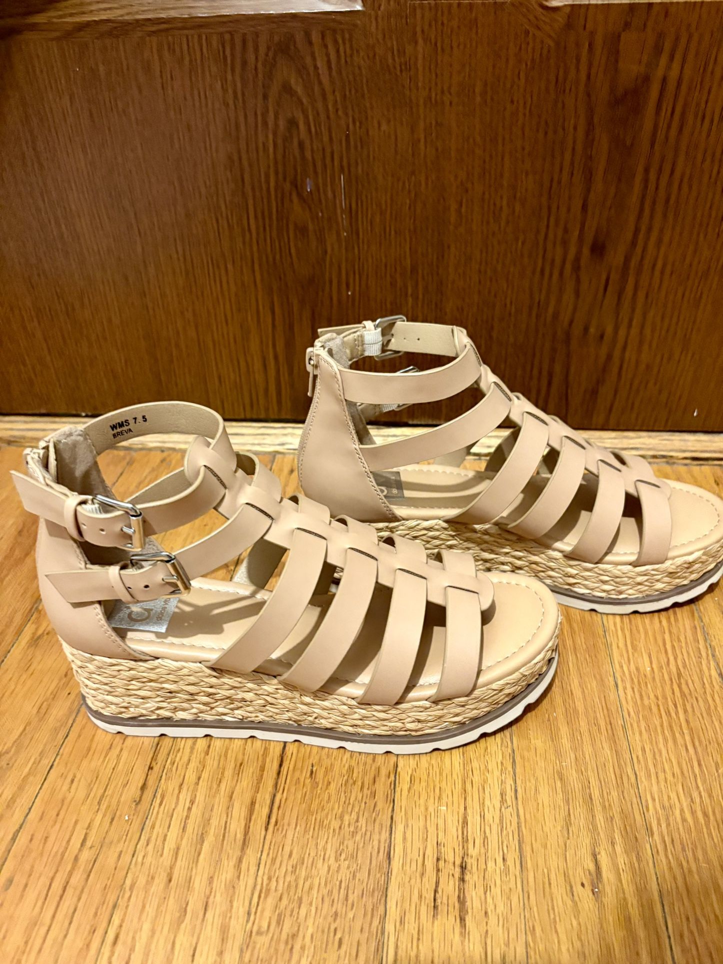 Cream Color Flat Sandal
