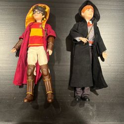 Harry Potter and Ron Weasley Action Figures