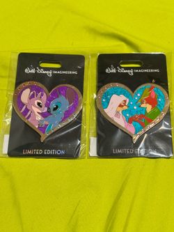 Disney wdi valentines heart pin
