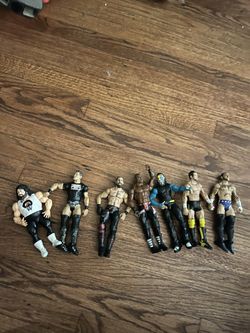 WWE Action Figurines X8