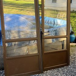 2 Screen Doors 36”x81”