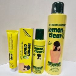 3pcs  Lemon Clear Clearing Beauty Lotion 500ml