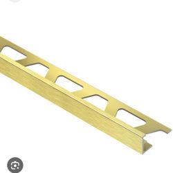 Schluter Brushed Brass Trim 
