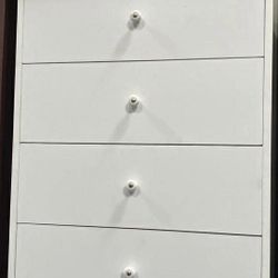 4 Drawer White Color 