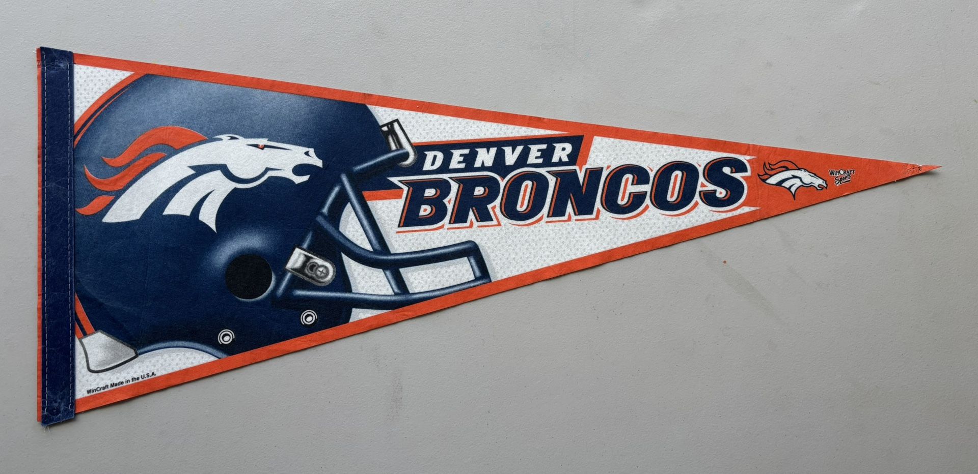 Denver Broncos Pennant (30”) - Great Condition!