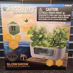 🌱 Discovery Mindblown LED Glow Grow Indoor Water Garden Kit - NEW! 💡✨  📍 Pickup Location: Durango/215  🔹 Condition: Brand New 🔹 Retail Price: $45