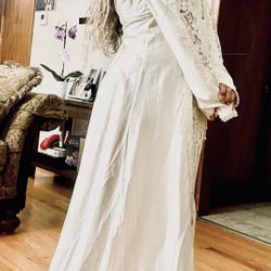 Vintage Wedding Dress And Funeral Dress. 