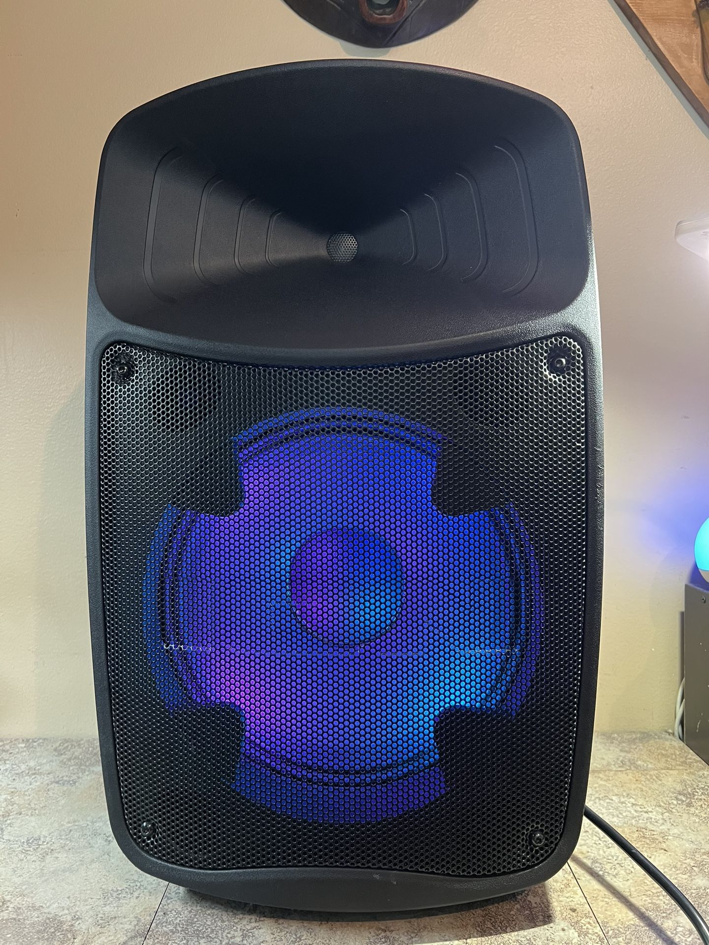 ION Audio Pro Glow Ultra iPA154 Bluetooth Speaker w/ LED Lights & USB Port