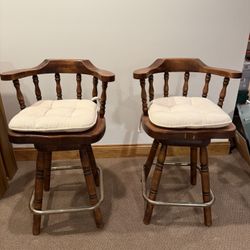 Solid Wood Bar Stools