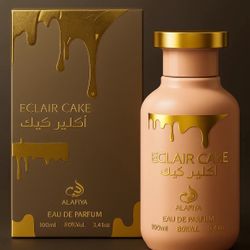 Eclair Cake Parfum By Alafiya New in Sealed Box EDP 3.4oz Spray Sweet Carmel Gourmand similar to Lattafa Eclair