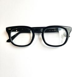 Vintage 1970's Romco "USS" Military Official G.I. Glasses Black