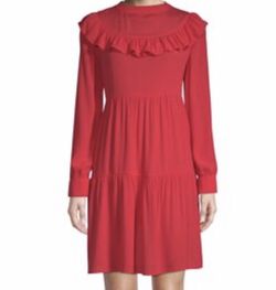 NEW - Tried and Tru Red Ruffle Dress