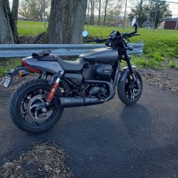2017 Harley Davidson 750 Street Rod.