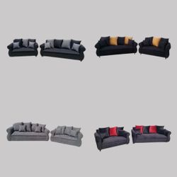 Brand NEW Sofas COUCHES  Loveseat Set 