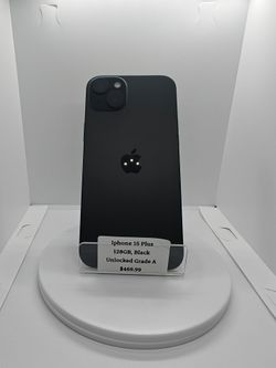 Apple iPhone 15 Plus 128gb Black-- fully unlocked-- fully tested