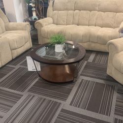  Fabric Living Room Set 