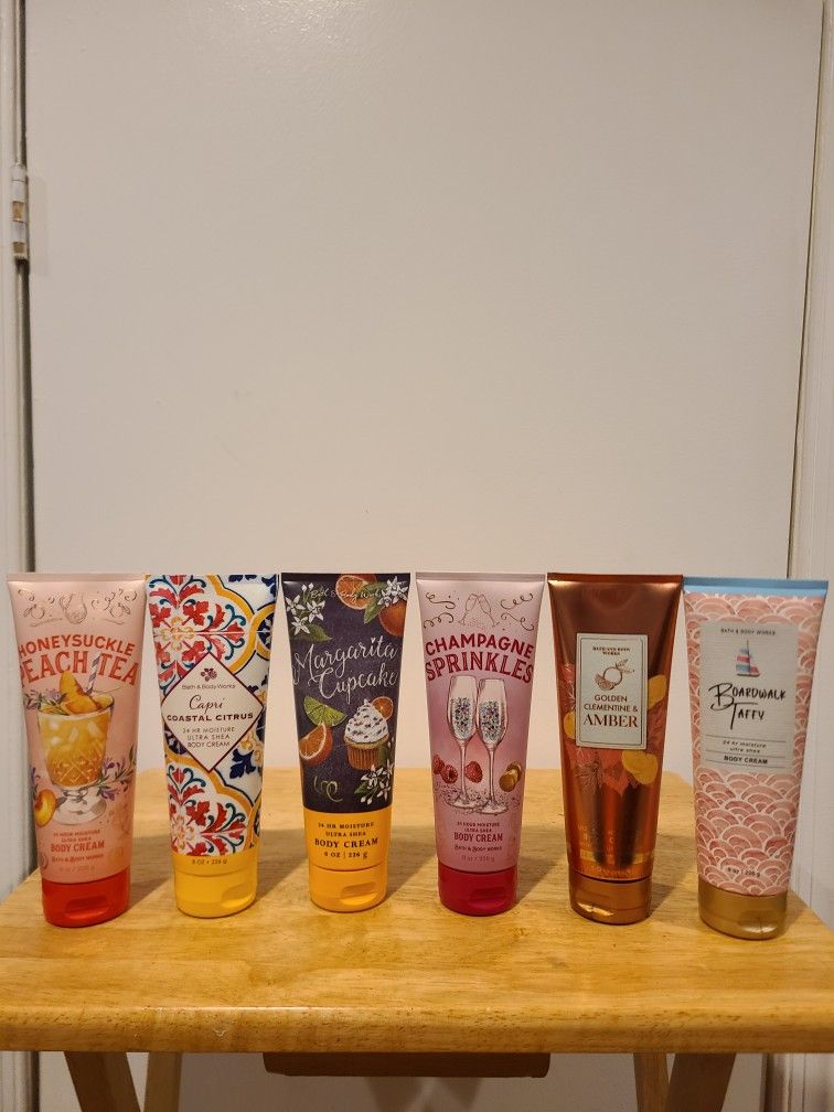 6 Bath & Bodyworks Body Creams