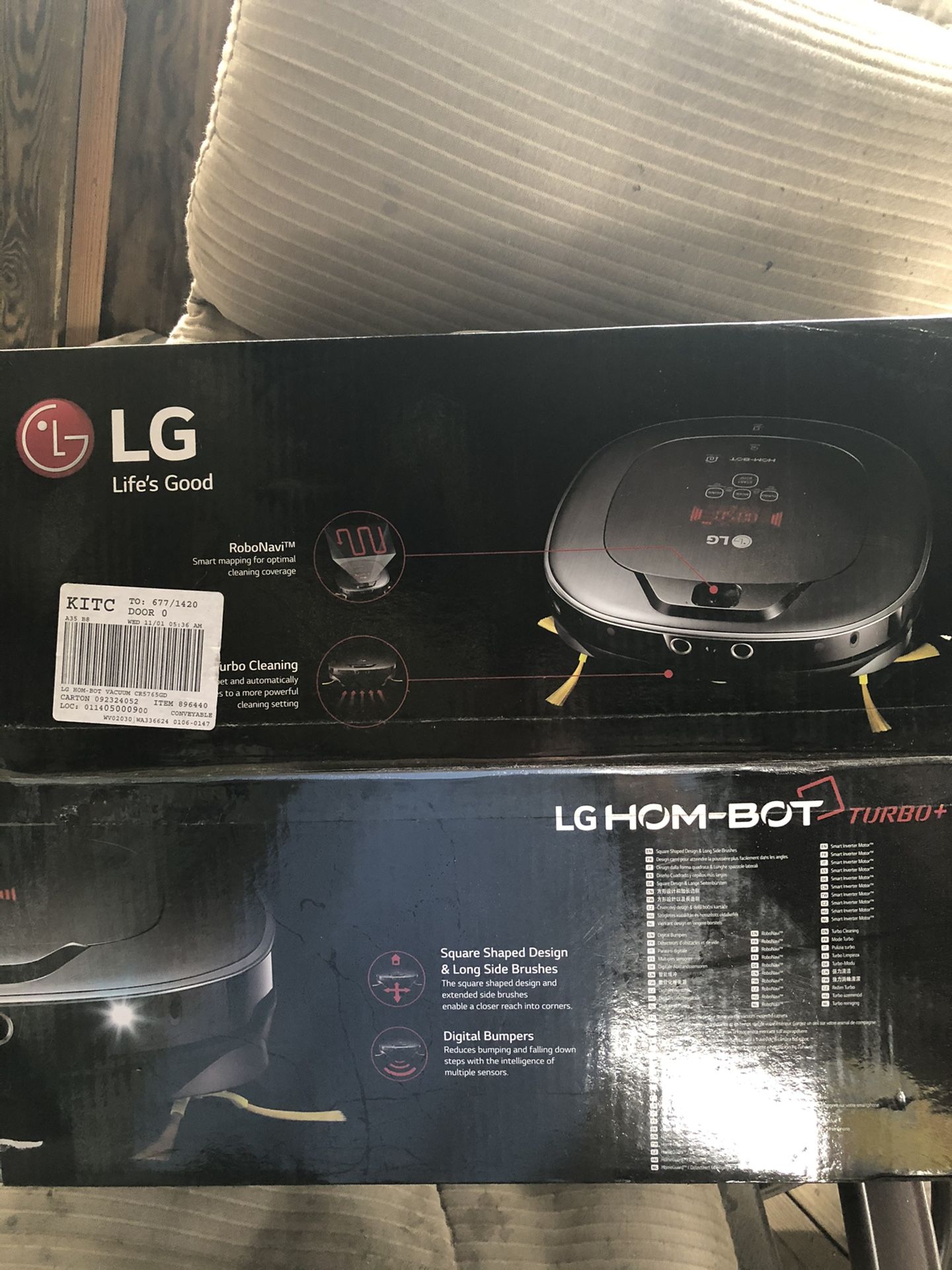 Brand New LG HOM -BOT Turbo Vacuum