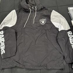 Raiders Jacket Windbreaker Large