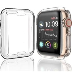2-Pack 41mm Case for Apple Watch Series 7 Screen Protector TRANSPARENT
