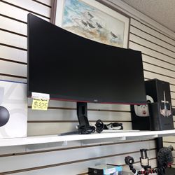LOC Q34G2 34” Pro Gaming & Trading Monitor QuadHD 75GHz