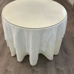 Round Table Glass Top