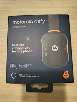 Motorola Defy Satellite Link