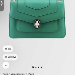 Bvlgari leather handbag