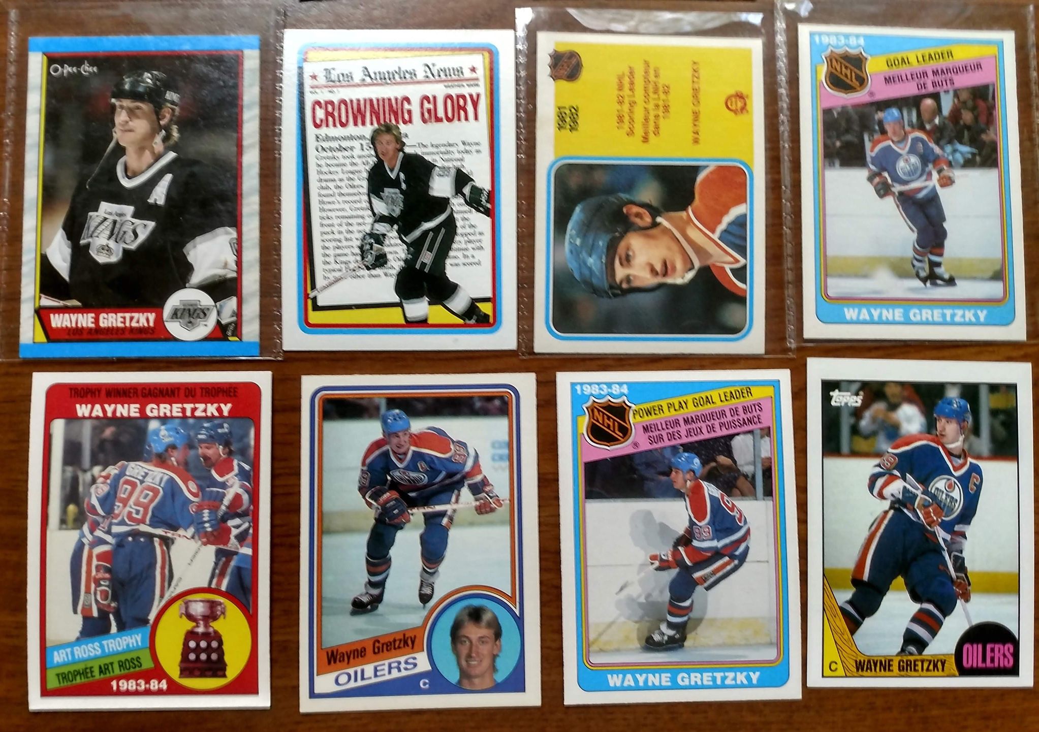 Wayne Gretzky 16 Hockey Card Lot