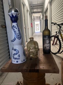 Decorative Liquor Bottle Collection – Set of 3