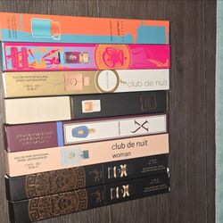 Lot of 9 Eau de Parfum Spray Boxes
