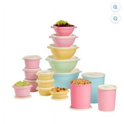 Tupperware Heritage Collection Food Storage Containers, Set of 32