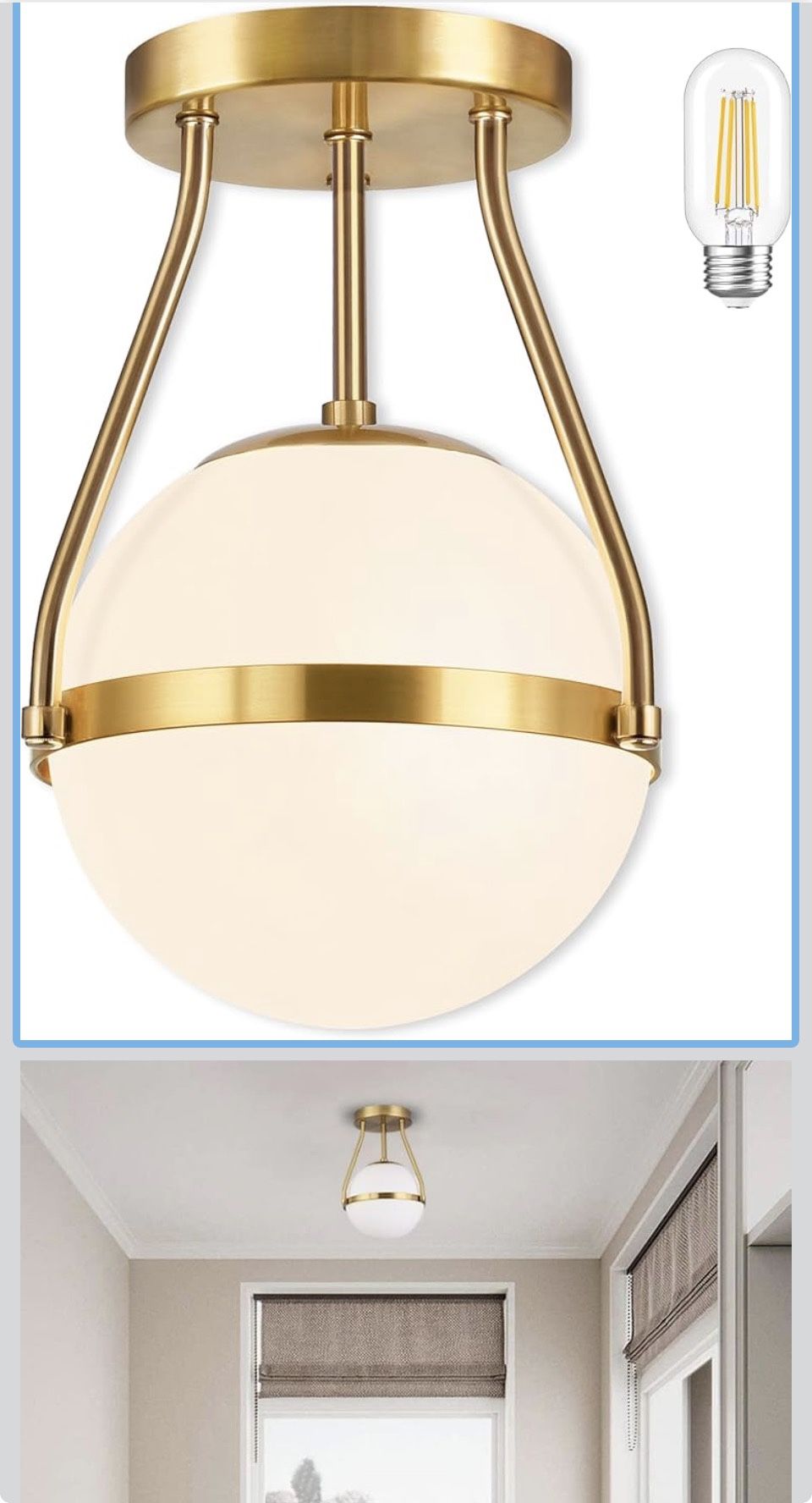 Modern 8”Ceiling Light