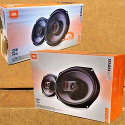 🚨 No Credit Needed 🚨 JBL Car Speakers Stage3 Series 6 1/2" & 6"x9" Coaxial Speaker System 360 Watt Package 🚨 Payment Options Available 🚨 
