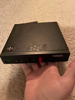 Lenovo Desktop Computer Mini PC with 24” AIO Monitor