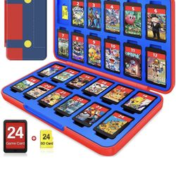 24 in 1 Shockproof Game Cards Case Hard Shell Box Protective Cover for Nintendo Switch Games Storage 
