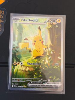 Pikachu Ex SIR Ascended Heroes