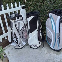 (3) Golf Bags