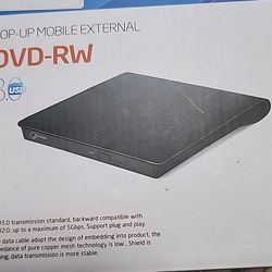 Pop Up Mobile External Dvd Rw Drive  USB