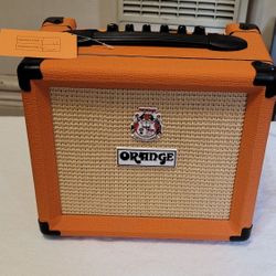 ORANGE CRASH 12 MODELING GUITAR COMBO AMPLIFIER 1 CHANNEL, CLEAN AND DISTORTION 12 WATTS ORANGE. 